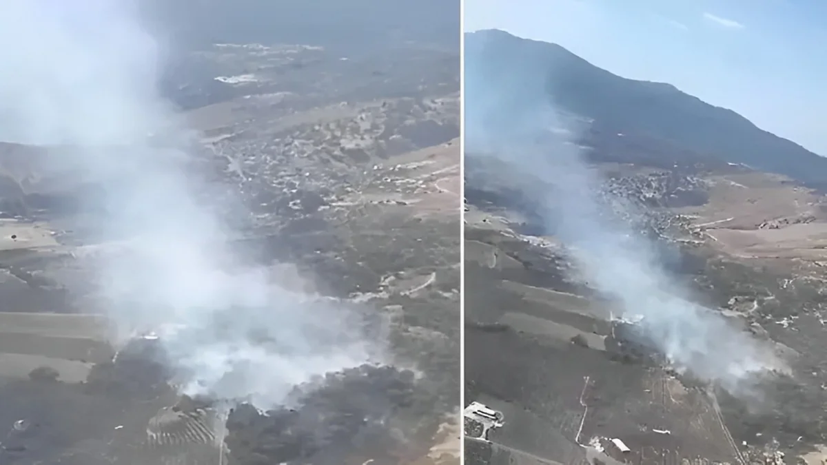 Türkiyədə meşə yanır, helikopter və təyyarələr cəlb olunub