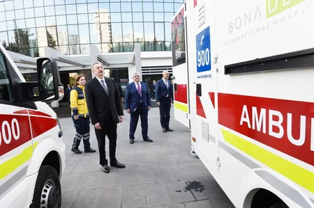 Prezident İlham Əliyev Bona Dea Beynəlxalq Hospitalının açılış mərasimində iştirak edib - YENİLƏNİB