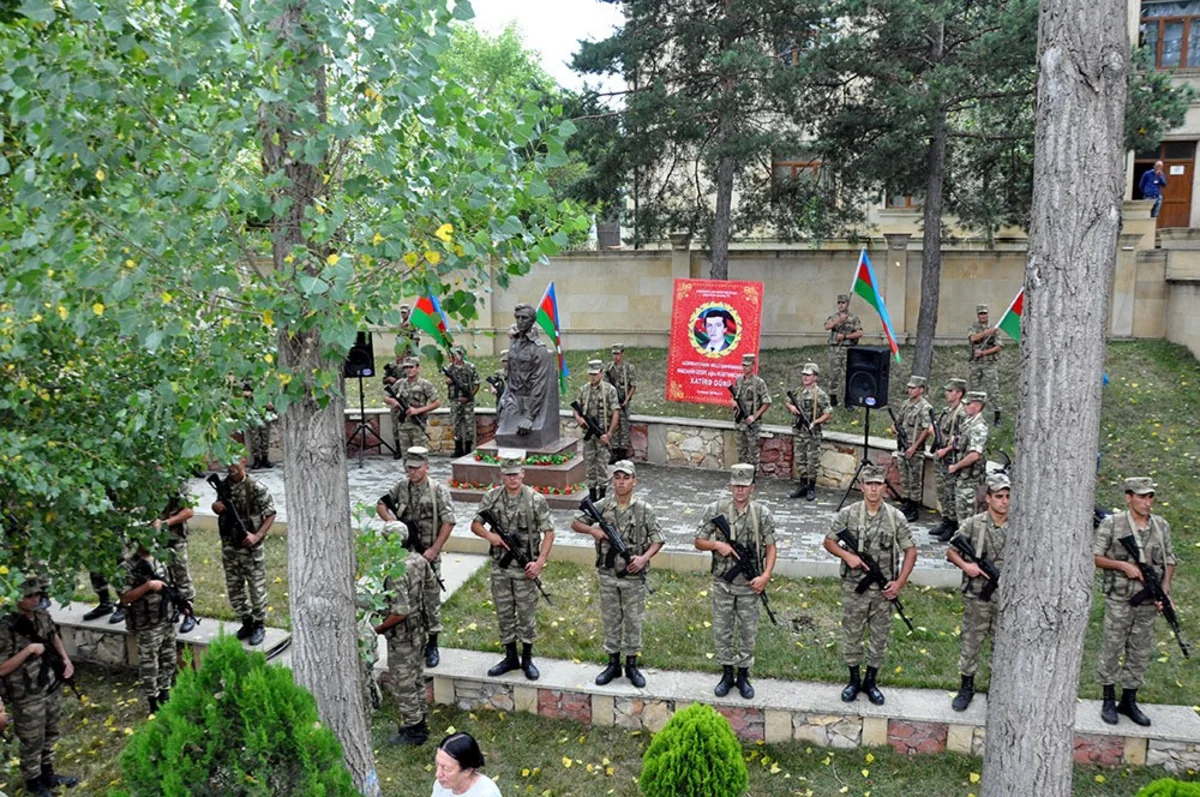 Milli Qəhrəman Məzahir Rüstəmovun xatirəsinə həsr olunmuş tədbirlər keçirilib