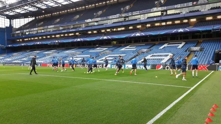 Qarabağ Çelsi ilə oyunöncəsi “Stamford Bric” stadionunda son məşqinə çıxıb