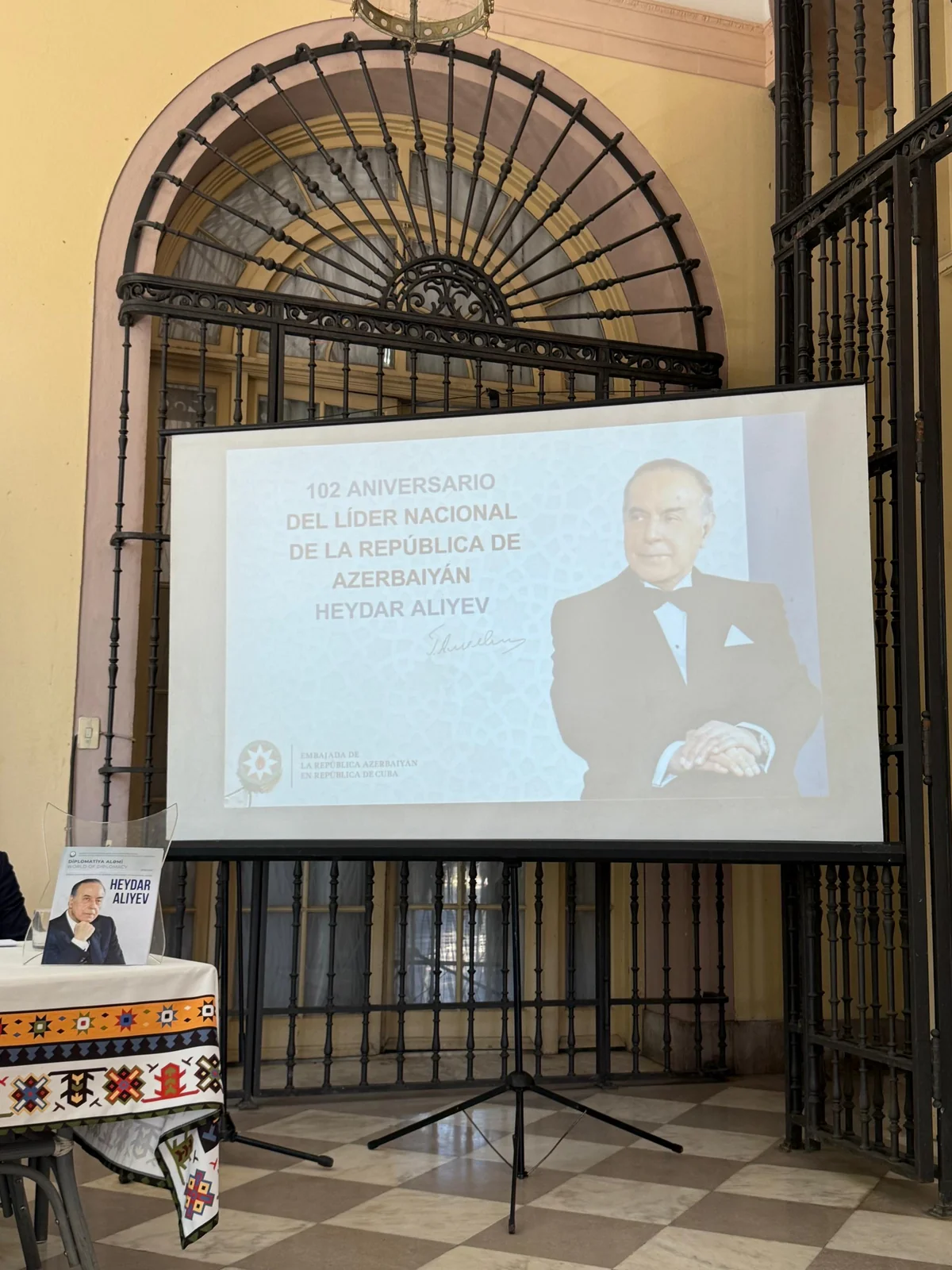 Event dedicated to 102nd anniversary of Heydar Aliyev's birth held in Havana