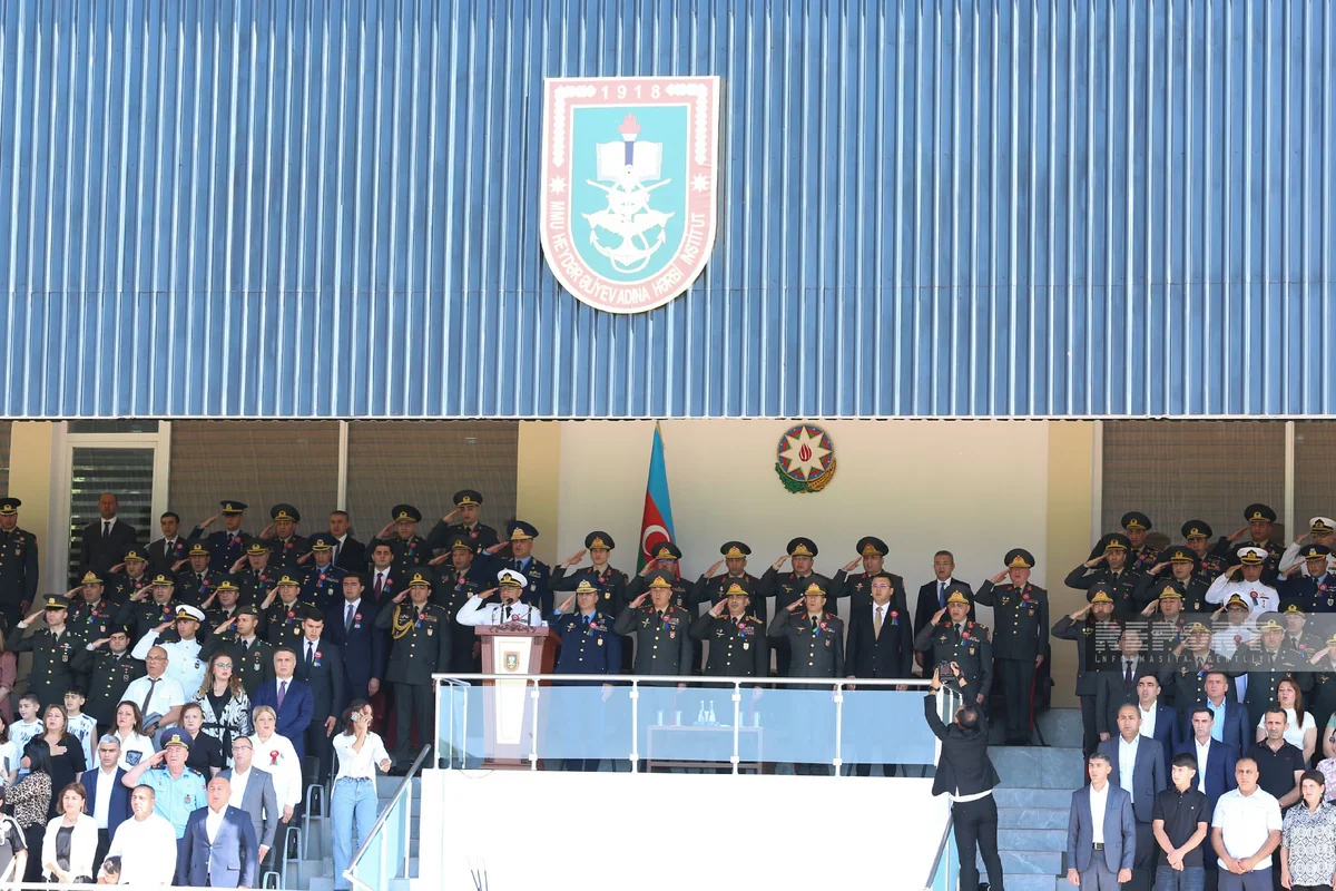 Heydər Əliyev adına Hərbi İnstitutda buraxılış mərasimi keçirilib