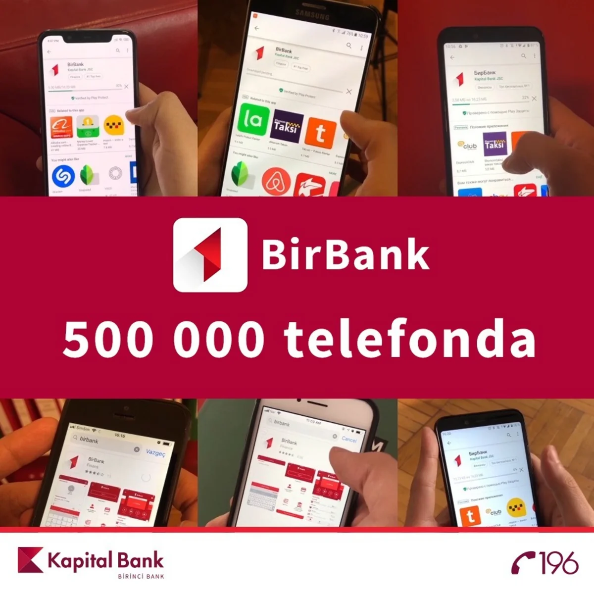 BirBank istifadəçilərinin sayı yarım milyonu keçib