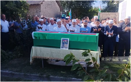Ağdaşda Birinci Qarabağ müharibəsinin şəhidi Yasin Əbdürəhmanov dəfn edilib - YENİLƏNİB