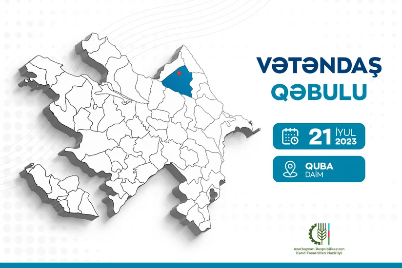 Məcnun Məmmədov Qubada vətəndaşları qəbul edəcək