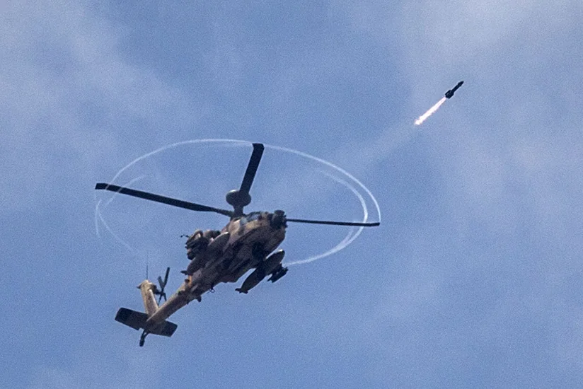 Израильский вертолет нанес удар по военному посту ХАМАС в секторе Газа