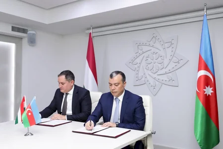 ƏƏSMN ilə Macarıstanın İqtisadi İnkişaf Nazirliyi arasında əməkdaşlıq sənədi imzalanıb