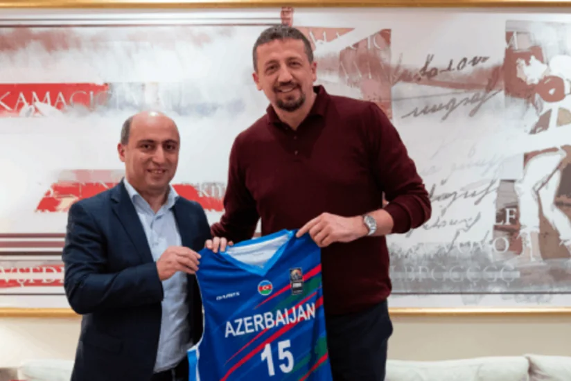 Emin Əmrullayev Türkiyə Basketbol Federasiyasının prezidenti ilə görüşüb