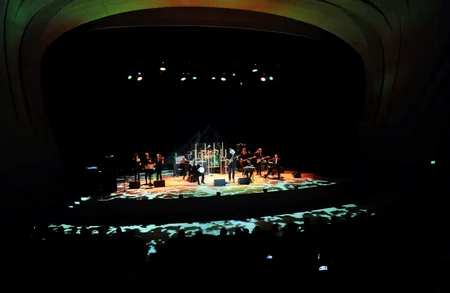 Steven Seagal gives concert at Heydar Aliyev Center