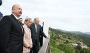 Azərbaycan və Türkiyə prezidentləri, Pakistanın Baş naziri Laçın şəhərində seyrəngahda olublar