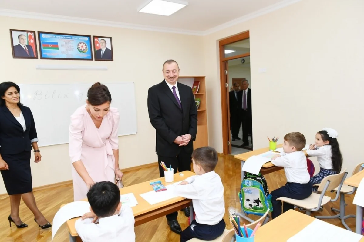 President Ilham Aliyev inaugurates new educational complex of school No300 in Binagadi district