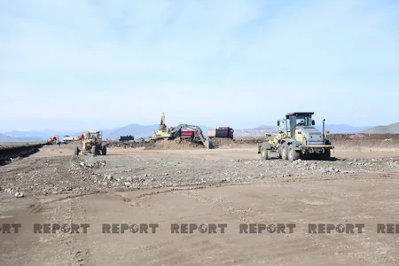 Xarabalıqda inşa edilən nəhəng hava limanı - VİDEOREPORTAJ