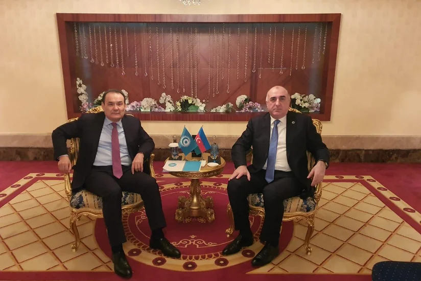 Elmar Məmmədyarov Türk Şurasının baş katibi ilə görüşüb