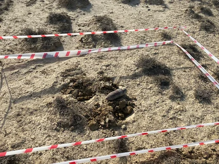 В Баку найден артиллерийский снаряд