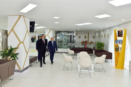 Azərbaycan Prezidenti 5 saylı Bakı ASAN xidmət mərkəzinin açılışında iştirak edib