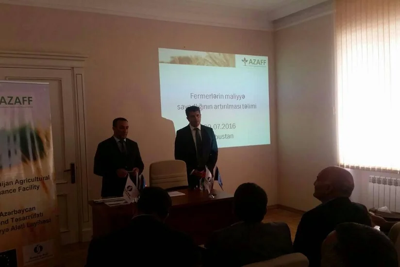 Qobustanda fermerlərin maliyyə savadlılığının yüksəlməsi üçün seminar keçirilib