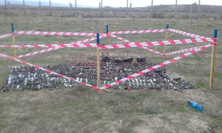 Giləzidə 164 ədəd partlamamış hərbi sursat aşkar edilib