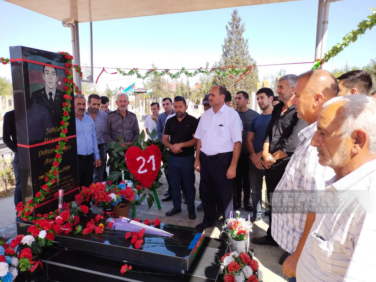 Biləsuvarda şəhid Hikmət Bağırlının xatirəsinə bulaq açılışı olub