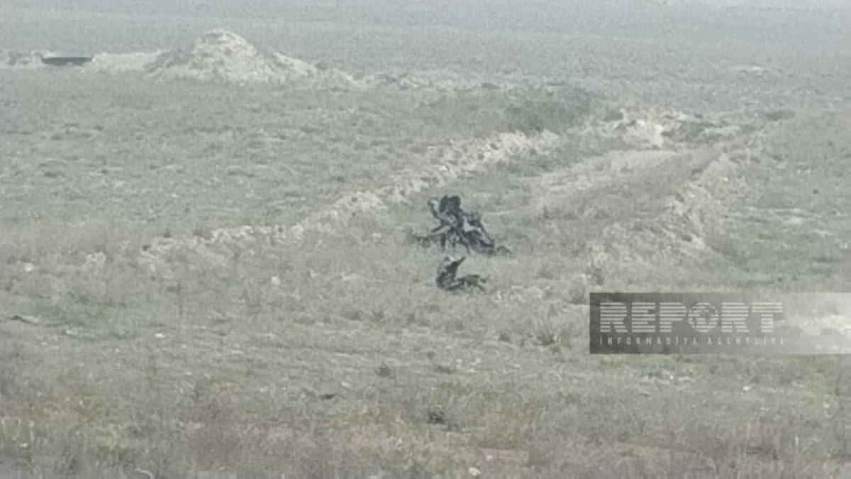 Media nümayəndələri Tərtərdə mina partlayışının baş verdiyi ərazidədirlər