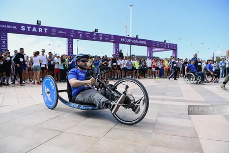 Heydər Əliyev Fondunun təşəbbüsü ilə keçirilən “Bakı Marafonu 2024” start götürüb