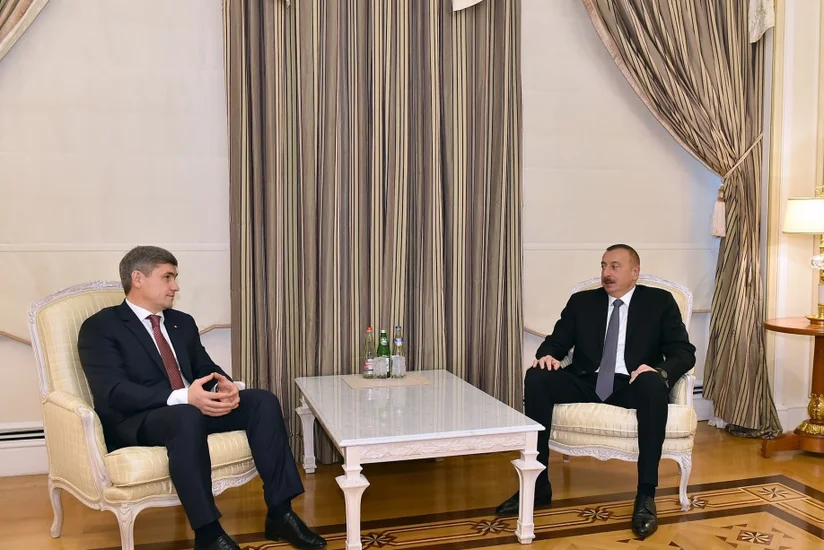 President Ilham Aliyev receives Moldovan Interior Ministry