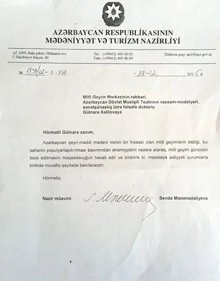 Azərbaycanda Milli Geyim Günü təsis edilə bilər