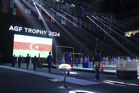 Bakıda idman gimnastikası üzrə Dünya Kubokunun açılış mərasimi keçirilib