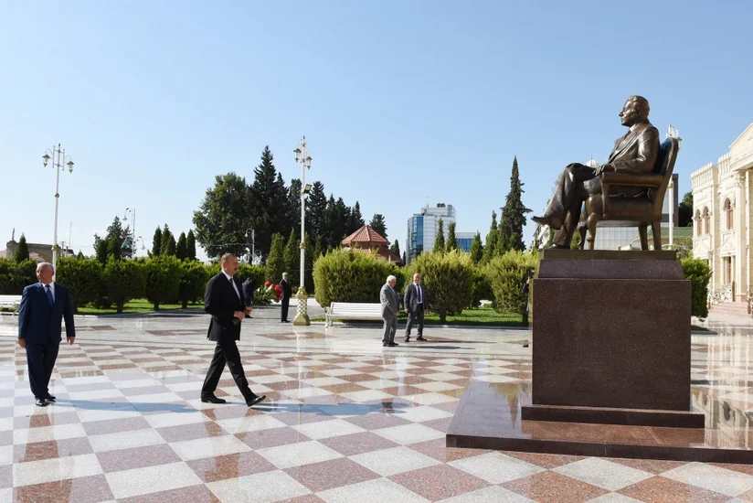 President Ilham Aliyev pays a visit to Khachmaz