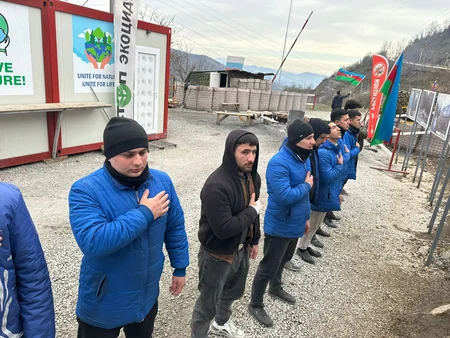 Protest on Khankandi-Lachin road going on for 119 days