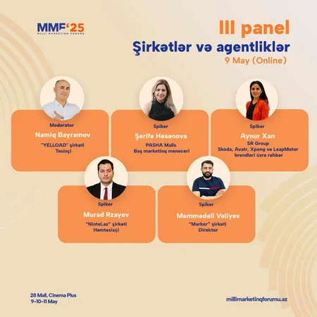 10-cu Milli Marketinq Forumunun ilk gününün spikerləri bəlli oldu!