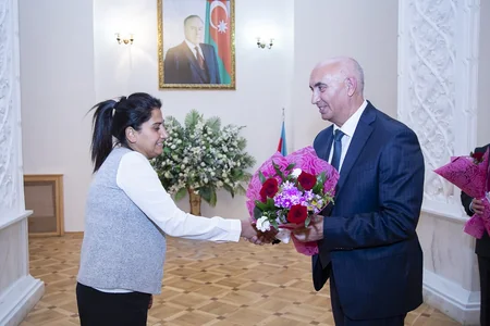Kənd Təsərrüfatı Nazirliyində fermer qadınlarla görüş keçirilib