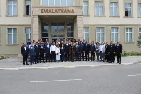 Bərdədə keçmiş məcburi köçkünlərə peşə hazırlığı üzrə sertifikatlar təqdim edilib