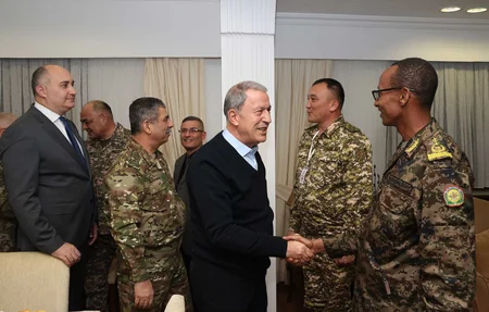 Türkiyə, Azərbaycan və Gürcüstanın müdafiə nazirləri görüşüblər