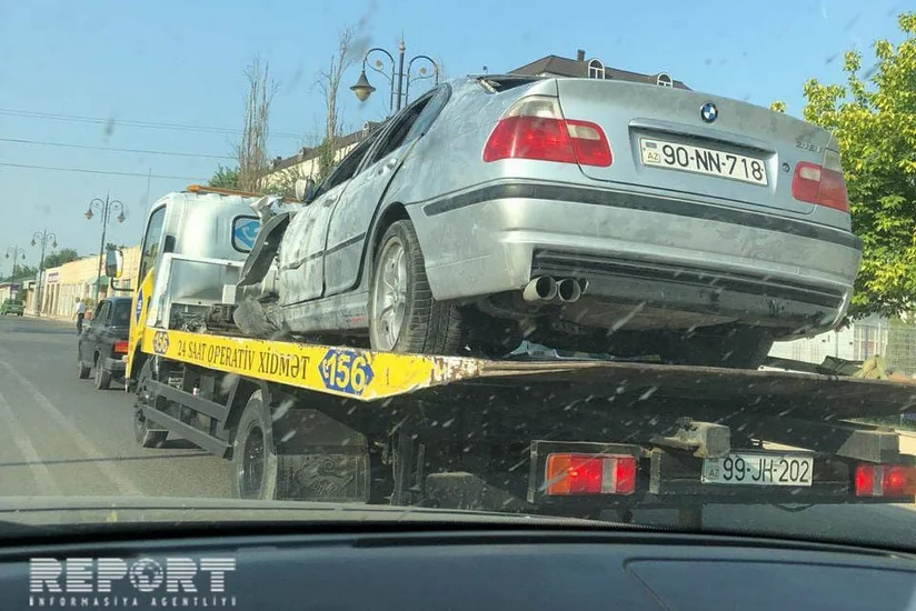 Тяжелая авария в Сабирабаде - двое погибших  - ВИДЕО