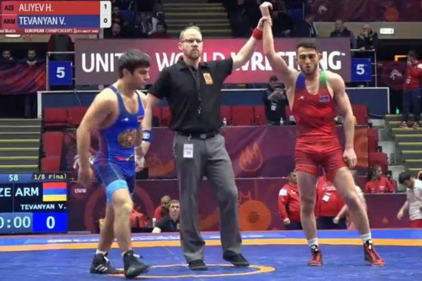 Azərbaycanın iki güləşçisi Avropa çempionatında erməniləri məğlub edib - YENİLƏNİB