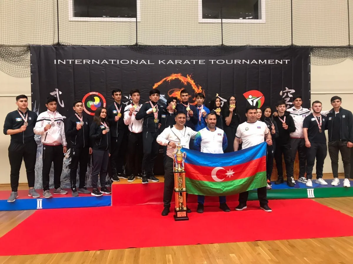 Karateçilərimiz “Unmei Cup” beynəlxalq turnirində komanda hesabında 1-ci oldu