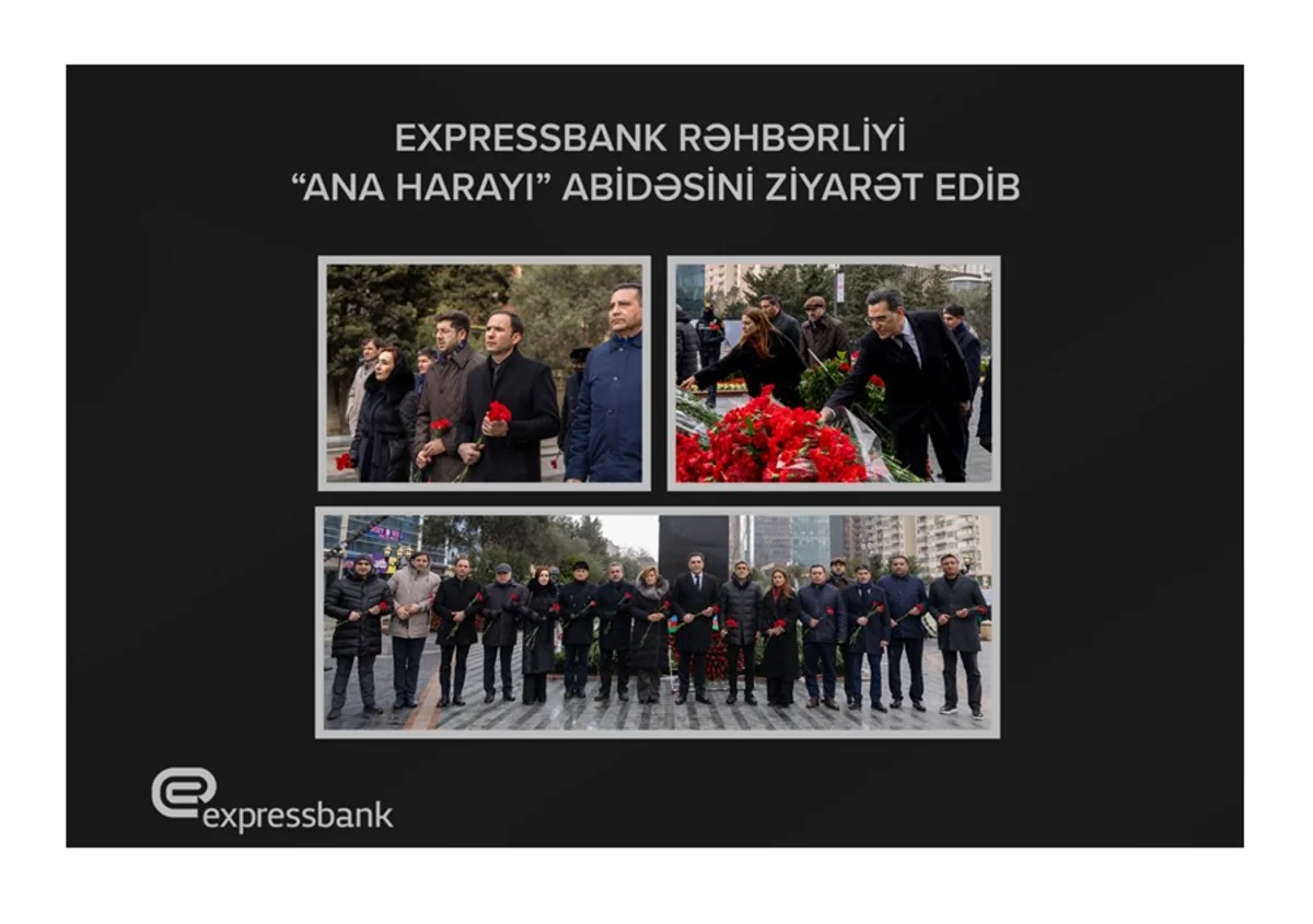 Expressbank rəhbərliyi “Ana harayı” abidəsini ziyarət edib