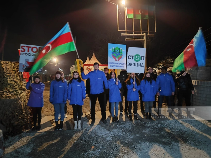 Xankəndi-Laçın yolunda ekoloji terrora son qoyulmasını tələb edirlər