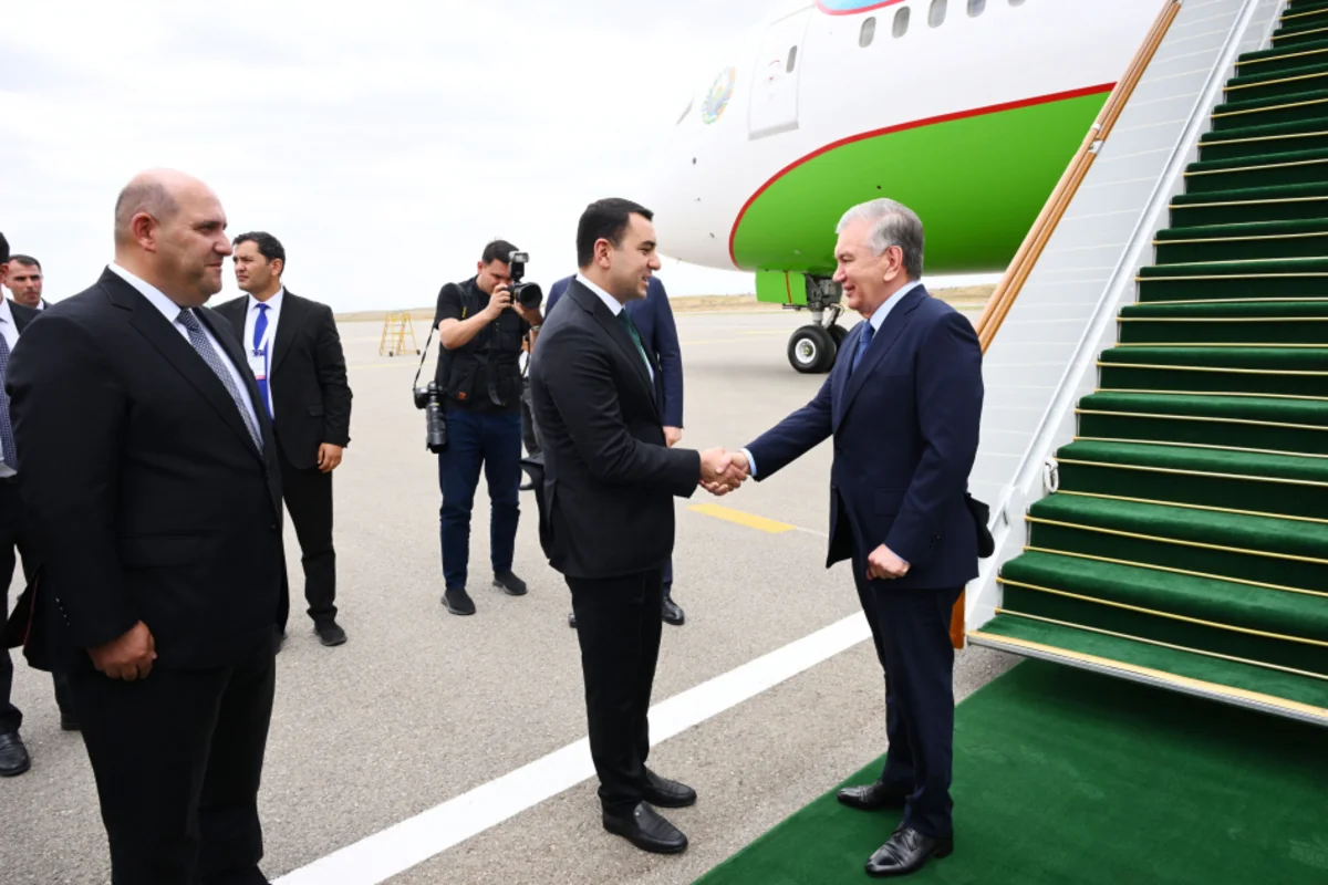 Şavkat Mirziyoyev Füzuli rayonuna səfərə gəlib