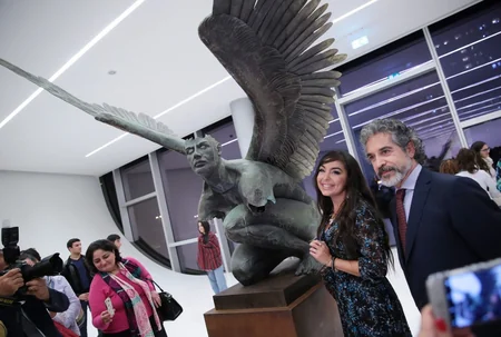 Leyla Aliyeva attended solo exhibition by renowned Mexican artist and sculptor