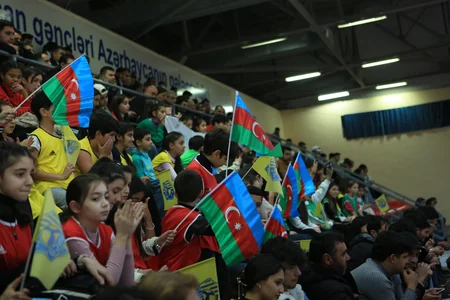 Voleybol üzrə Azərbaycan çempionatında daha bir oyun keçirilib