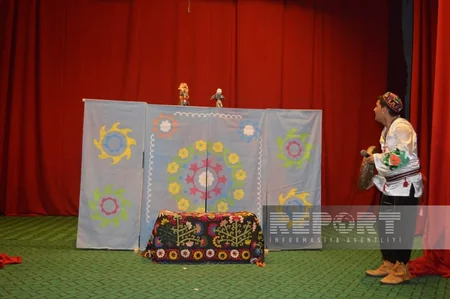 Özbəkistanın Kuğurcaq teatrı Biləsuvarda qastrol səfərində olub
