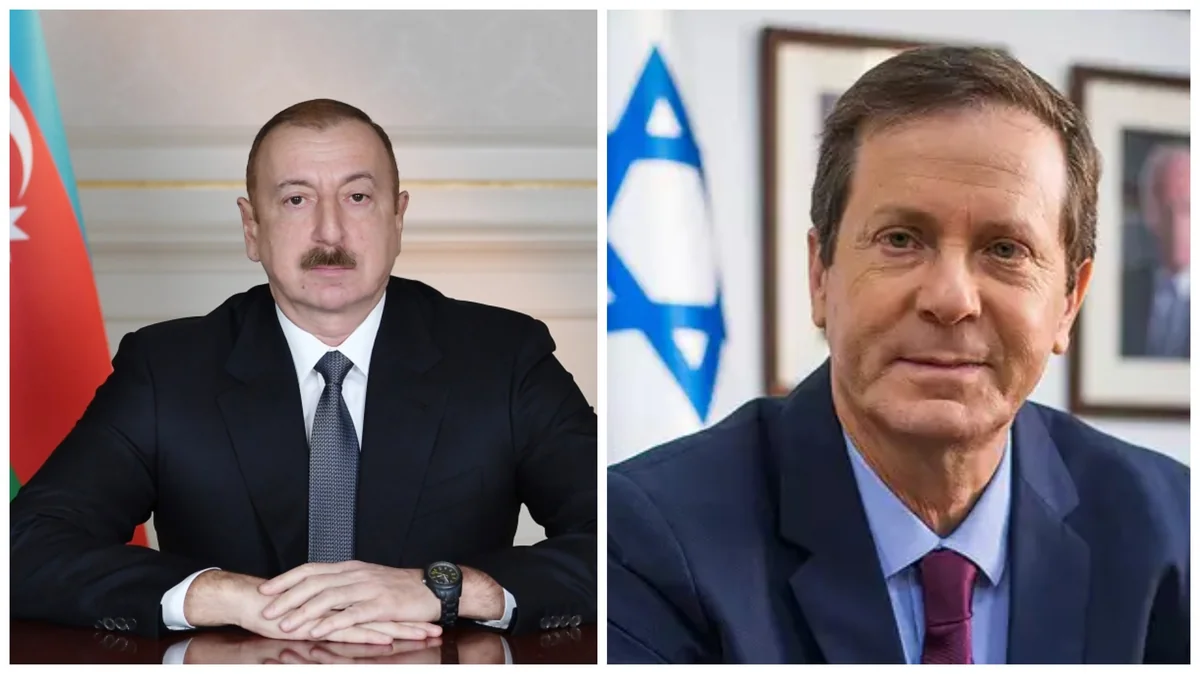Azerbaijani and Israeli Presidents exchange letters