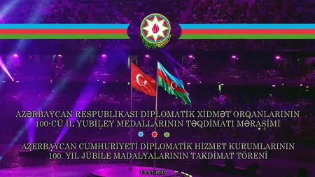 Qarsda Azərbaycanın diplomatik xidmət orqanlarının 100 illiyi medalı sahiblərinə təqdim edilib