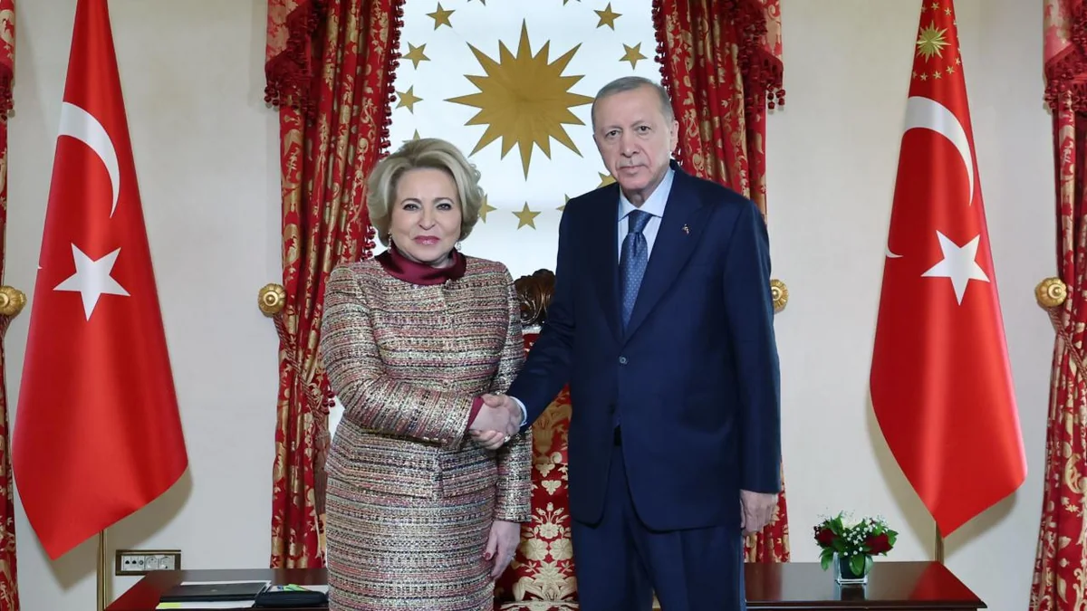 Türkiye ready to provide venue for talks on Ukraine — Russian upper house speaker