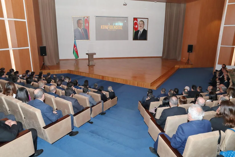 Şəkidə Ümummilli Liderin 100 illik yubileyinə həsr olunan tədbir keçirilib