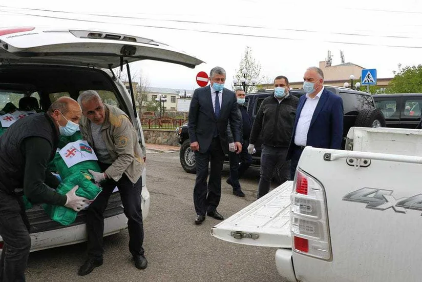 Azerbaijan lends food assistance to Georgia's Dmanisi region