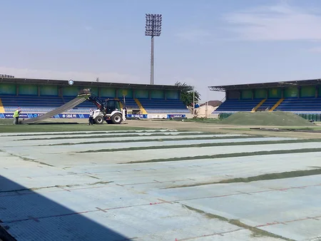 Səbailə məxsus stadionun süni örtüyü dəyişdirilir