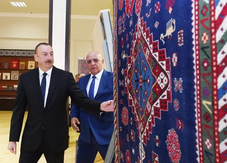 Prezident İlham Əliyev “Azərxalça” ASC-nin Xaçmaz filialının açılışında iştirak edib