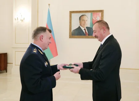 Prezident İlham Əliyev MDB Sərhəd Qoşunları Komandanları Şurasının 78-ci iclasının iştirakçılarını qəbul edib - YENİLƏNİB